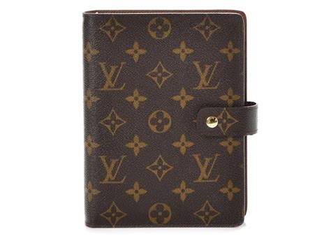 louis vuitton monogram coated canvas agenda cover